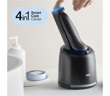 Braun Series 6 60-B7500cc Elektrisch Scheerapparaat Met SmartCare Center, Baardtrimmer, Blauw
