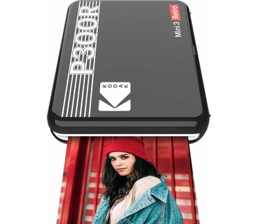 Kodak Mini Shot 3 Square Retro Printer Zwart