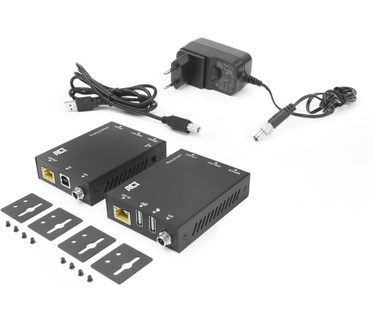 ACT 4K HDMI 2.0 KVM extender set over CAT6A, tot 70 meter