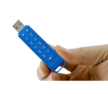 iStorage DatAshur Personal Drive met PIN-Code 8GB Blauw