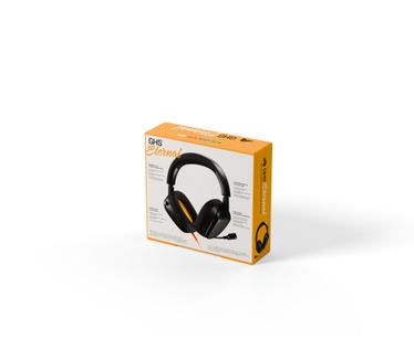 Glorious Glorious GHS Eternal - Stereo gaming headset voor pc, PS5, PS4, Xbox, Switch - Custom-tuned gekantelde drivers, verstelbare kristalheldere afneembare mic, 3,5 mm - Duurzaam dag/nacht comfort - Zwart