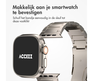 Accezz Titanium stalen bandje