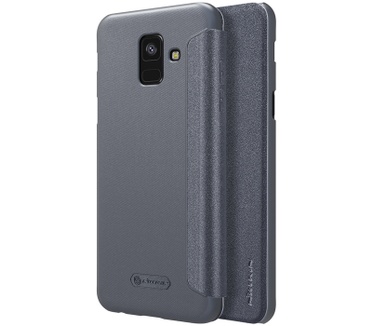 Nillkin New Sparkle Book Case - Samsung Galaxy A6 (2018) - Zwart  Zwart