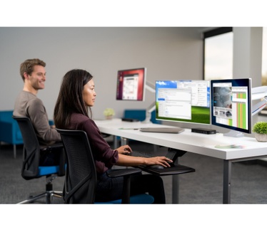 Kensington SmartFit One-Touch Height Adjustable Dual Monitor Arm