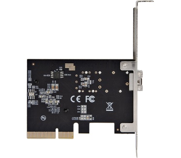 Startech.com 10G PCIe SFP+ Netwerkkaart, Single SFP+ Port Netwerk Adapter, Open SFP+ voor MSA-Compliant Modules/Direct-Attach Kabels, 10 Gigabit Fiber PCIe NIC, PCI Express SFP+ Netwerkkaart