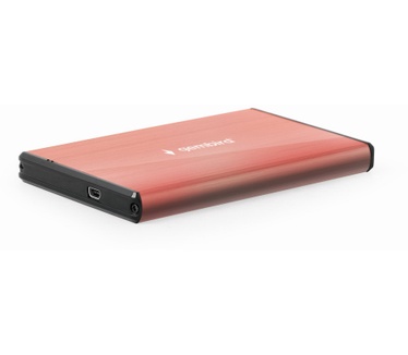 Gembird USB 3.0 2.5'' enclosure, brushed aluminum Roze
