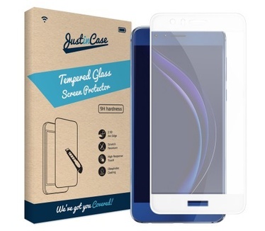 Just in Case Full Cover Tempered Glass Huawei Honor 8 - Blue