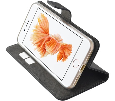 Mobiparts Premium Wallet TPU Case Apple iPhone 7, iPhone 8 Black