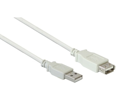 Alcasa USB 2.0 AM/AF 0.25m