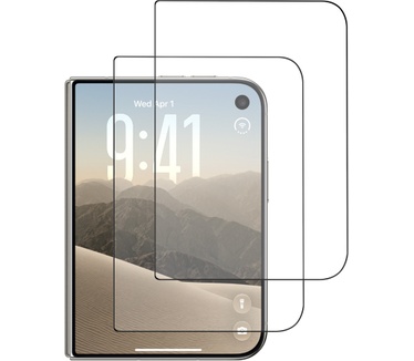 Accezz Gehard Glas Screenprotector 2-pack voor de Apple iPhone Duo