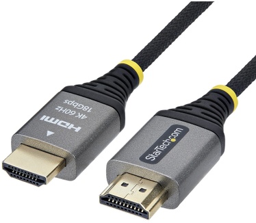 Startech.com 3m Premium Gecertificeerde High Speed HDMI Kabel, Ultra Flexibele Gevlochten High Flex HDMI Kabel, 4K 60Hz / 1440p 144Hz met HDR10 / ARC, 18Gbps