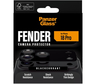 PanzerGlass PanzerGlass® Fender Camera Lens Protector Blackcurrant iPhone 18 Pro