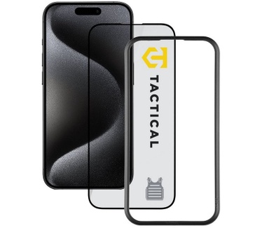 Tacticals Tempered Glass Impact - iPhone 15 Pro (6.1") - Zwart