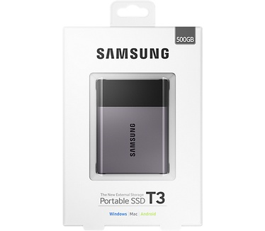Samsung Portable SSD T3 500GB Zilver