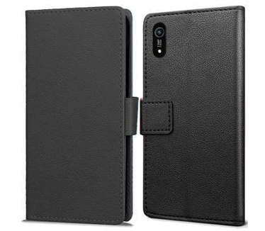 qMust Huawei Y6 2019 Wallet Hoesje Zwart