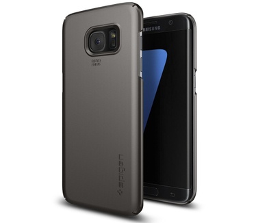 Spigen Thin Fit Samsung Galaxy S7 edge Case - Gunmetal