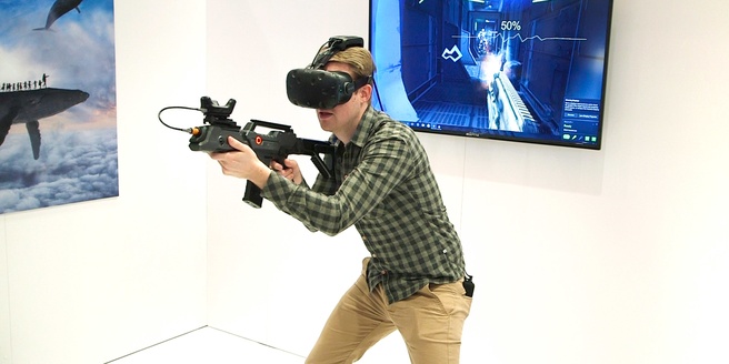 HTC Vive demo&#039;s op CES