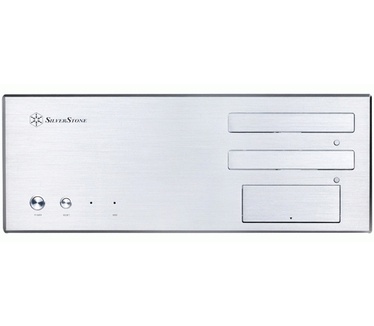 Silverstone SST-LC17S-C (ATX, Geen PSU, Cardreader, Zilver)