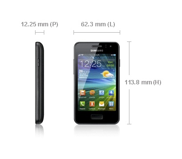 Samsung Wave M S7250 Zwart