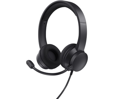 Trust Ayda USB-ENC PC headset (Zwart)