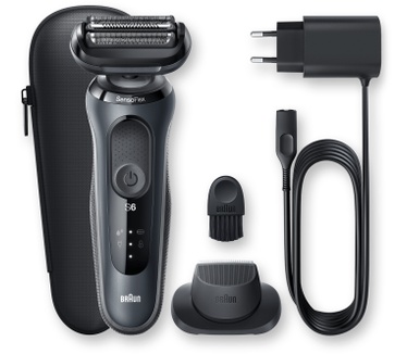 Braun Series 6 60-N1200s Elektrisch Scheerapparaat Met Precisietrimmer, Grijs