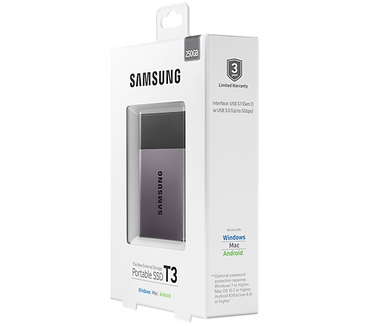 Samsung Portable SSD T3 250GB Zilver