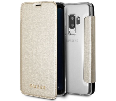 Guess IriDescent Book Case voor Samsung Galaxy S9 Plus - Goud  Goud