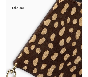Selencia Nova Real Leather Backcover met Koord en Pashouder Samsung Galaxy S26 - Fawn Chic