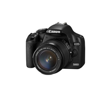 Canon EOS 500D KIT IS 18- 55/55-250 zwart