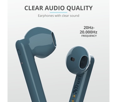 Trust Primo Touch Bluetooth Wireless Earphones (Blauw)