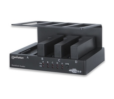 Manhattan QuickDock Quattro Zwart