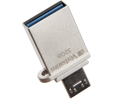 Verbatim Store 'n' Go OTG Micro Drive 32GB Aluminium