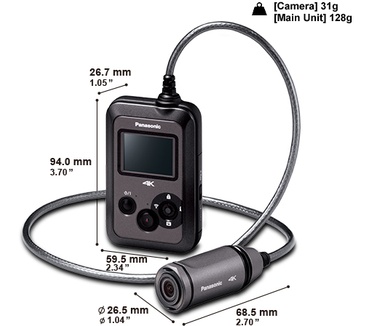 Panasonic HX-A500 Grijs