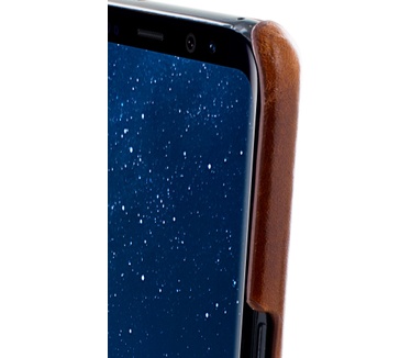 Mobiparts Excellent Backcover Samsung Galaxy S8 Oaked Cognac