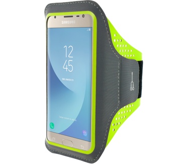 Mobiparts Comfort Fit Sport Armband Samsung Galaxy J3 (2017) Neon Green