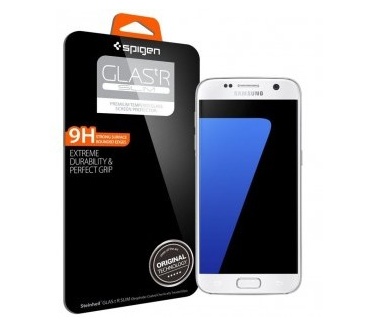 Spigen Full Cover Glass Protector Samsung Galaxy S7 - White - 555GL20107