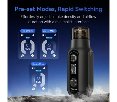 Telesin C40 Droogijs- & Rookmachine