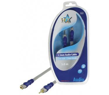 HQ Products 3.5mm(m)/3.5mm(f), 5.0m