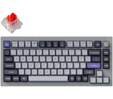 Keychron Q1 Pro QMK/VIA, Keychron K Pro Red, Qwerty US, Zilvergrijs