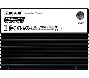Kingston 7,68TB DC3000ME U.2 PCIe 5.0 NVMe TCG Opal Enterprise SSD