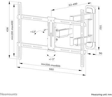 Neomounts tv wandsteun