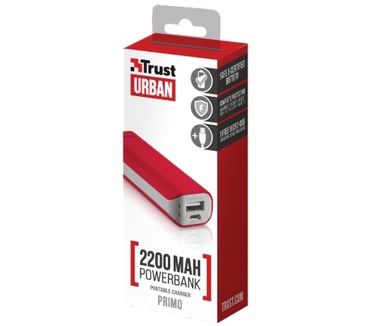 Trust Primo PowerBank 2200mAh Rood