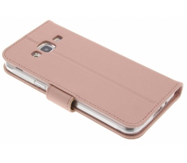 Accezz Wallet Softcase Bookcase Samsung Galaxy J3 / J3 (2016) (Galaxy J3 (2016), Galaxy J3) Rosé Goud