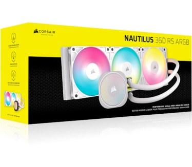 Corsair NAUTILUS 360 RS ARGB - Wit