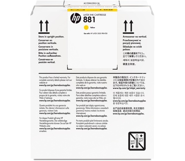 HP 881 gele Latex inktcartridge, 5 liter