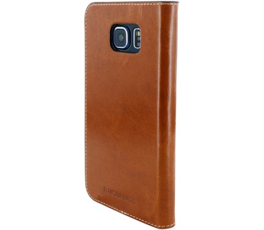Mobiparts Excellent Wallet Case Samsung Galaxy S6 Oaked Cognac