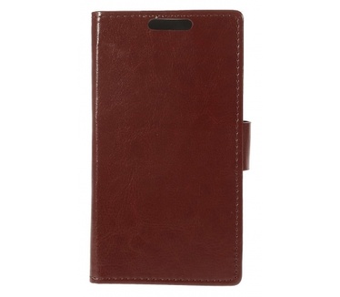 Kees Lederlook Portemonnee Hoesje LG G3 - Bruin