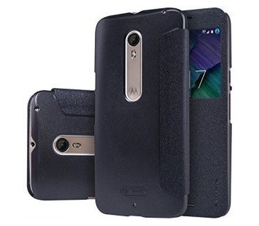 Nillkin Leather Case Motorola Moto X Style - Sparkle Series - Black