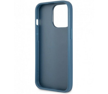 Guess 4G Double Card Back Case - iPhone 13 Pro Max (6.7") - Blauw Blauw