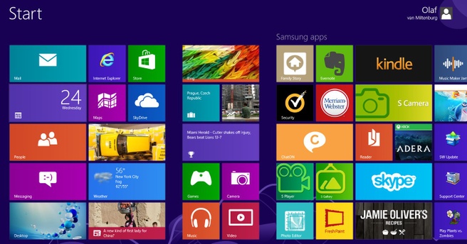 Windows 8 Samsung Apps